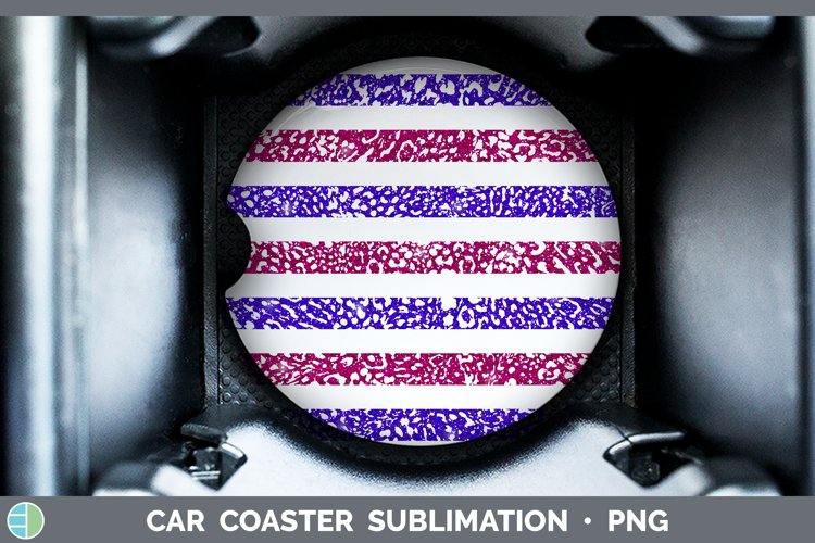 Valentine Jaguar Print Car Coaster Sublimation Designs