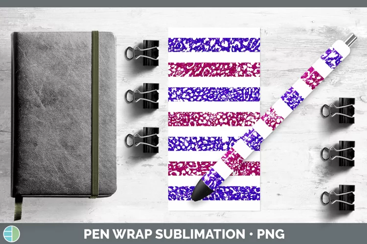 Valentine Jaguar Print Pen Wrap Sublimation Pen Designs