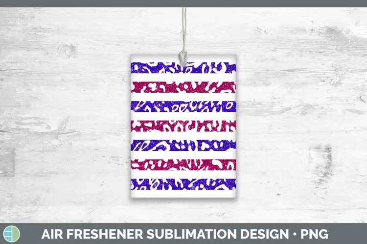 Valentine Leopard Print Air Freshener Sublimation Car Freshe