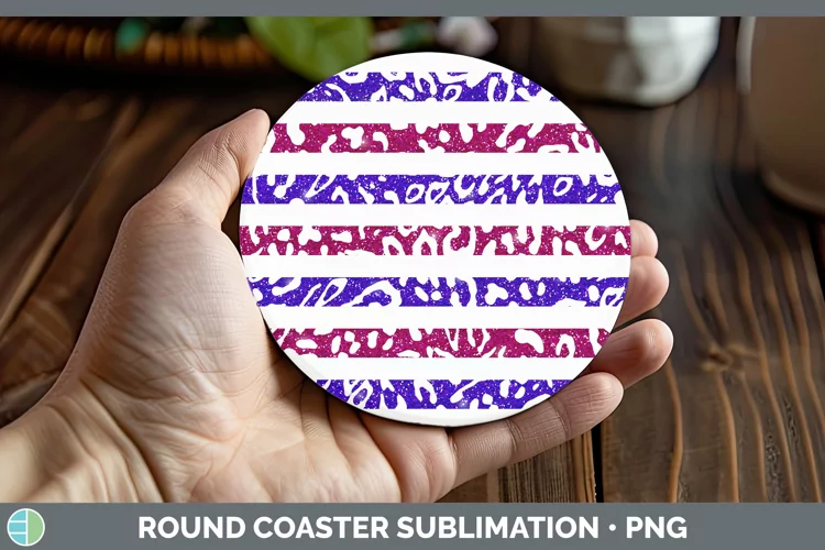 Valentine Leopard Print Round Coaster Sublimation Coaster De