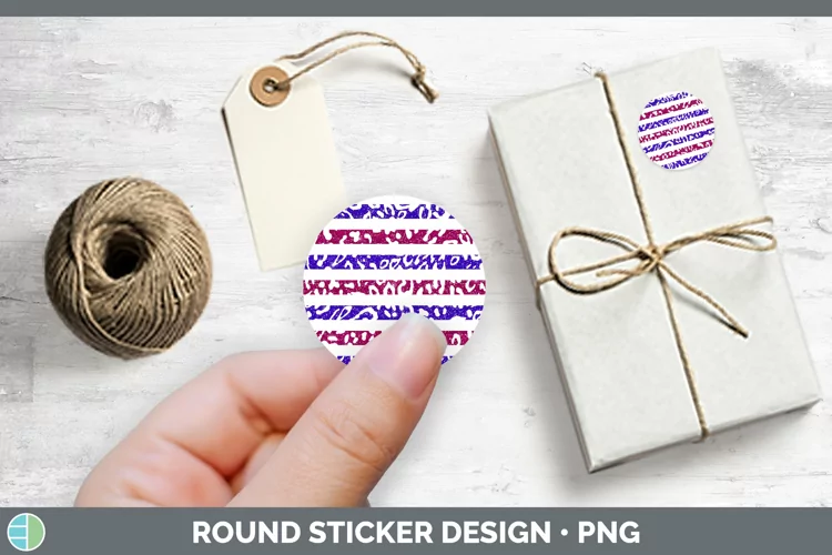 Valentine Leopard Print Stickers | Round Labels Designs