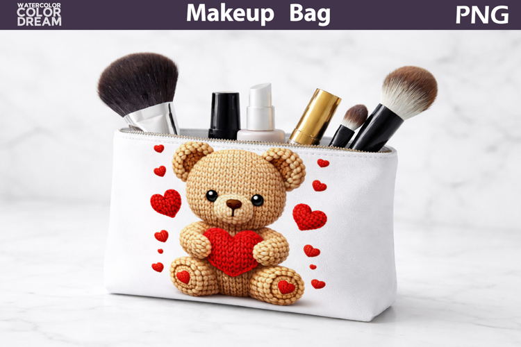 Makeup Bag Sublimation | Valentine Sublimation