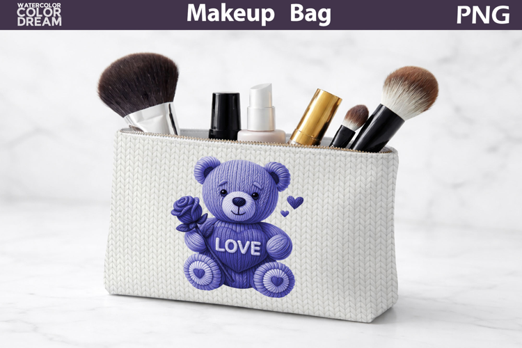 Makeup Bag Sublimation | Valentines Day Sublimation