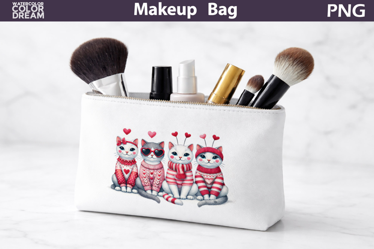 Makeup Bag Sublimation | Valentine Sublimation