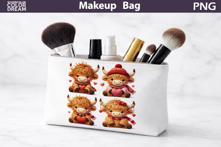 Makeup Bag Sublimation | Valentine Sublimation