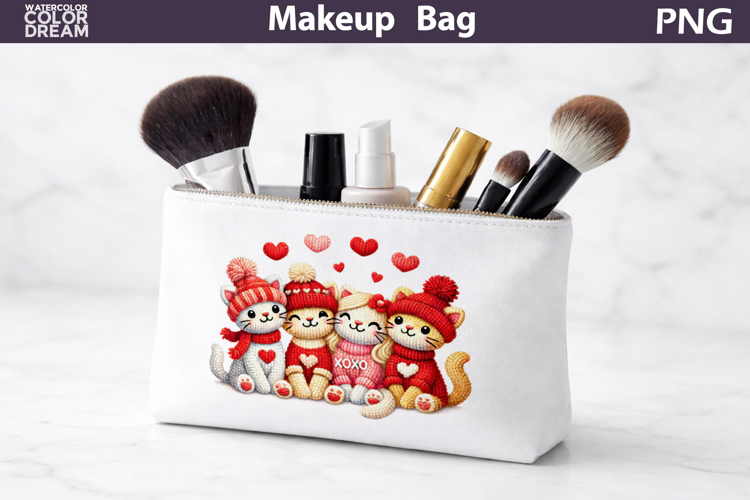 Makeup Bag Sublimation | Valentine Sublimation