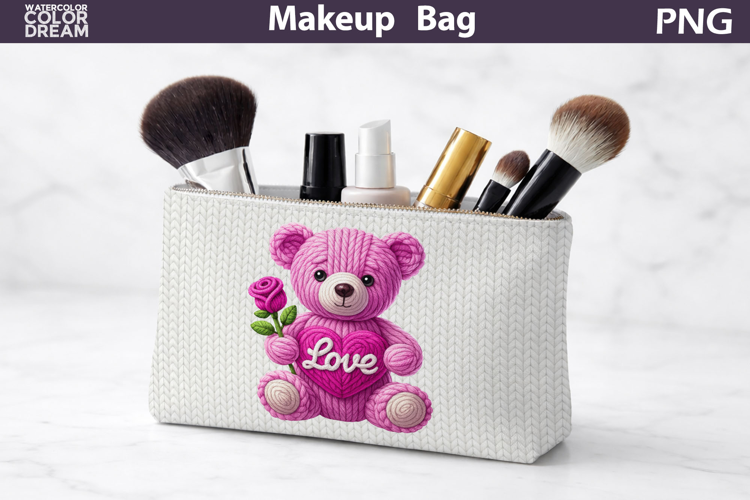 Makeup Bag Sublimation | Valentines Day Sublimation