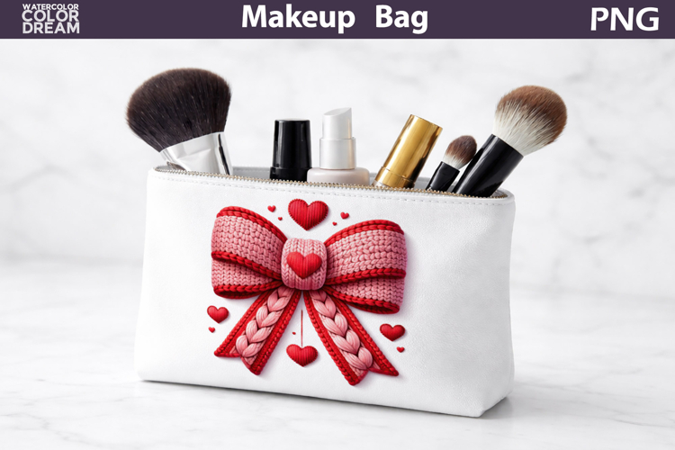 Makeup Bag Sublimation | Valentine Sublimation