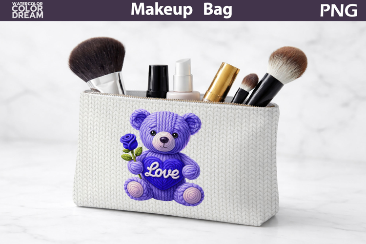 Makeup Bag Sublimation | Valentines Day Sublimation