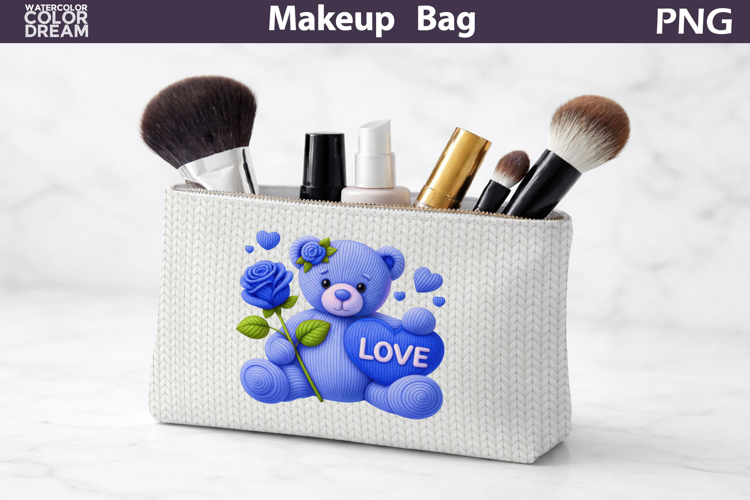 Makeup Bag Sublimation | Valentines Day Sublimation