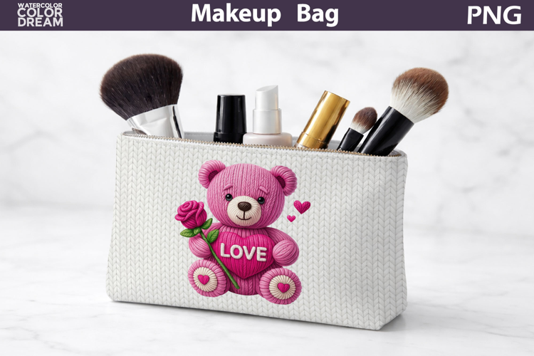 Makeup Bag Sublimation | Valentines Day Sublimation