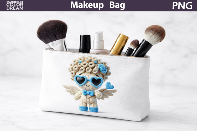 Makeup Bag Sublimation | Cute Cupid Sublimation