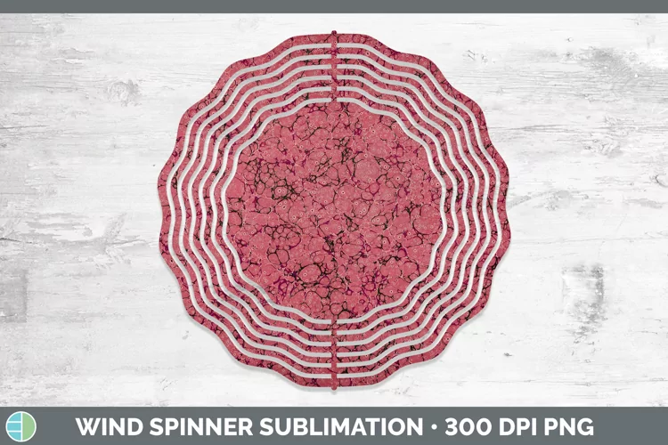 Valentine Marble Wind Spinner Sublimation Spinner Designs