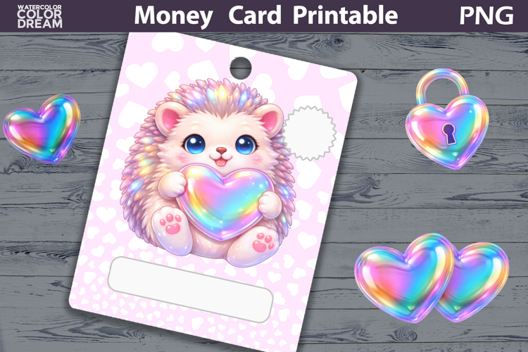 Birthday Money Card | Valentine Money Card Holder PNG