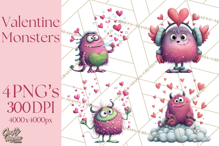 Cute Monster Clipart Image 20