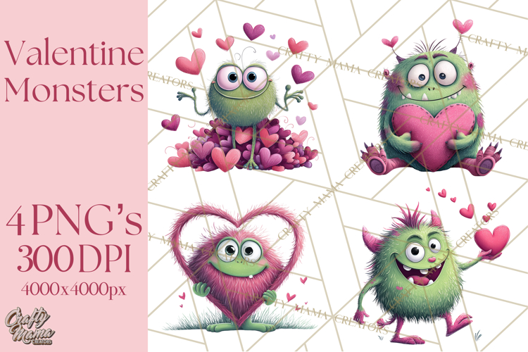 Cute Monster Clipart Image 22