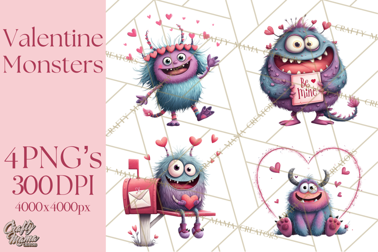 Cute Monster Clipart Image 13