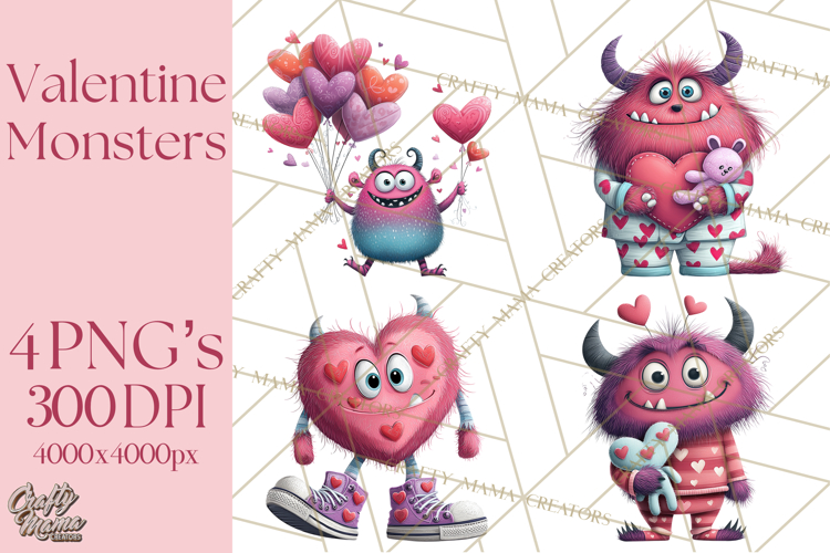Cute Monster Clipart Image 14
