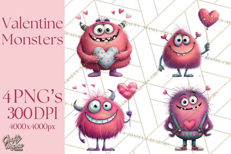 Cute Monster Clipart Image 15