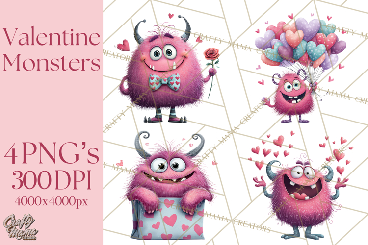 Cute Monster Clipart Image 17
