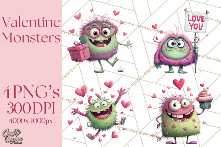 Cute Monster Clipart Image 19