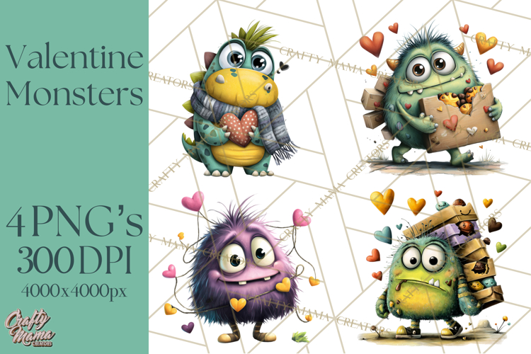 Cute Monster Clipart Image 10