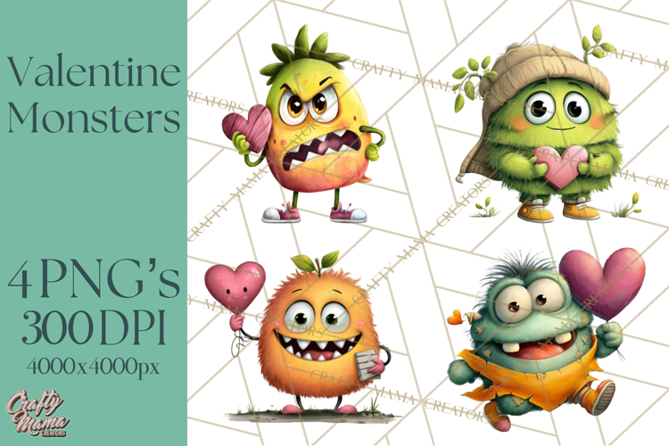 Cute Monster Clipart Image 12