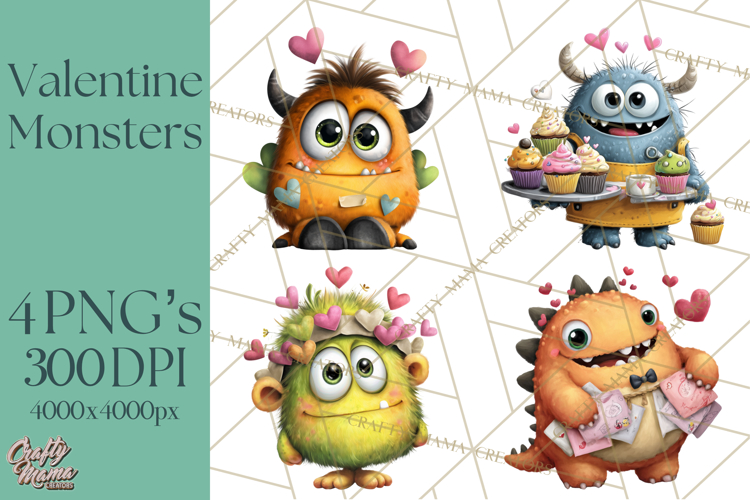 Cute Monster Clipart Image 16