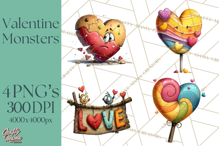 Cute Monster Clipart Image 5