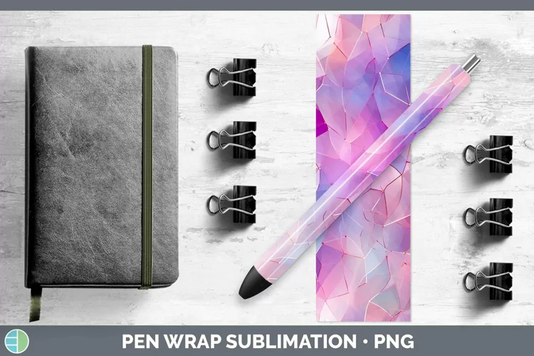 Valentine Opalescent Pen Wrap Sublimation Pen Designs