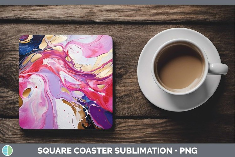 GorgeousValentine Square Coaster design.