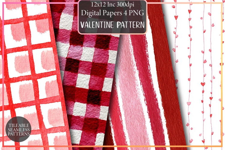 Valentine Pattern Hand Drawn Heart Paper