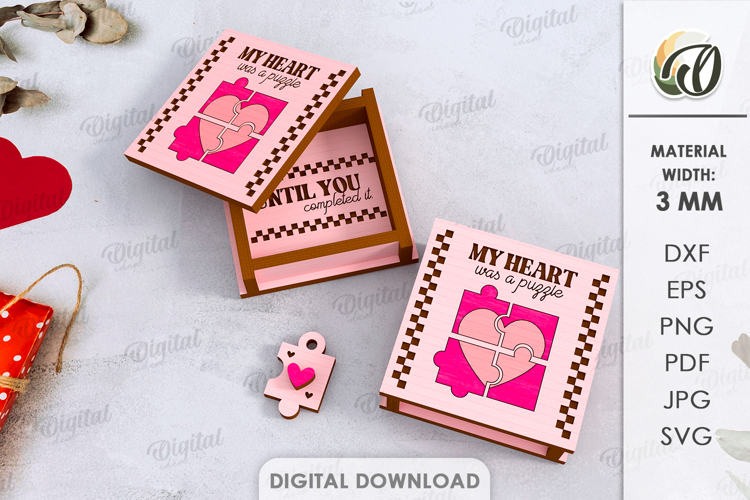 Heart Box Svg Image 21