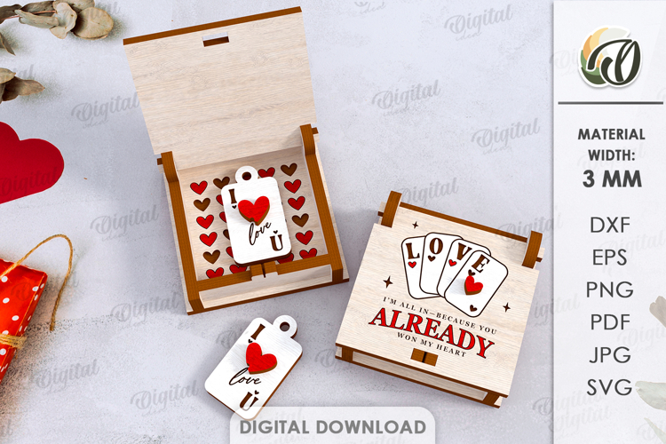 Heart Box Svg Image 19