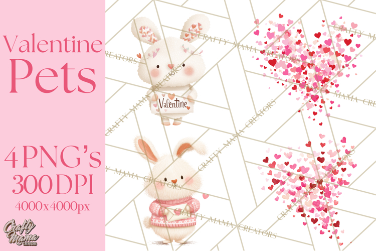 Cute Valentine Animals, Kids Valentine Pets, Adorable Pet