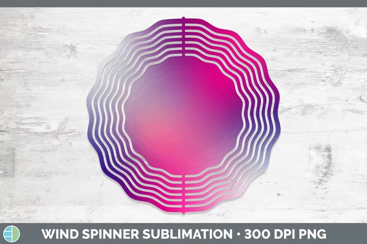 Valentine Pink Purple Wind Spinner Sublimation Spinner Desig