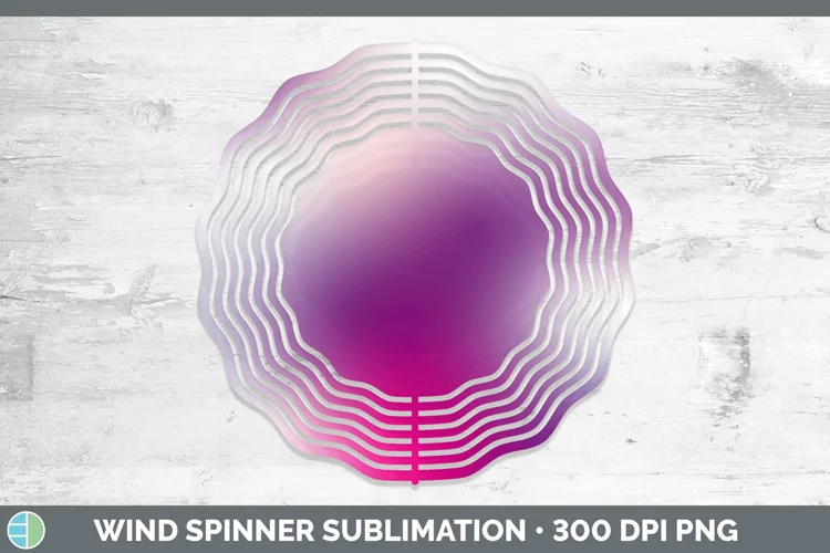 Valentine Pink Purple Wind Spinner Sublimation Spinner Desig