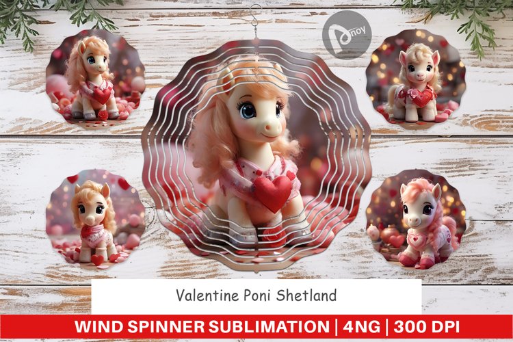 Wind Spinner Valentine Poni Shetland
