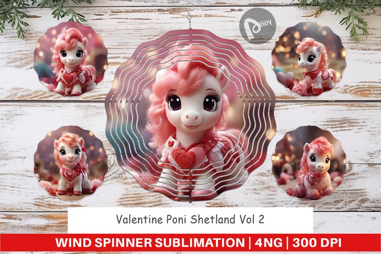 Wind Spinner Valentine Poni Shetland