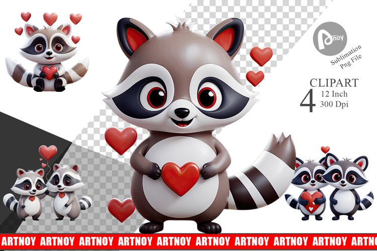 Raccoon Clipart Image 24