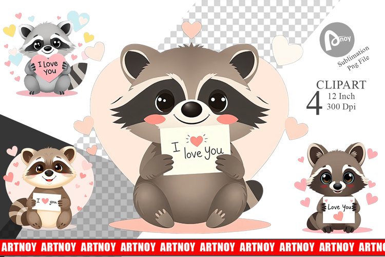 Raccoon Clipart Image 6