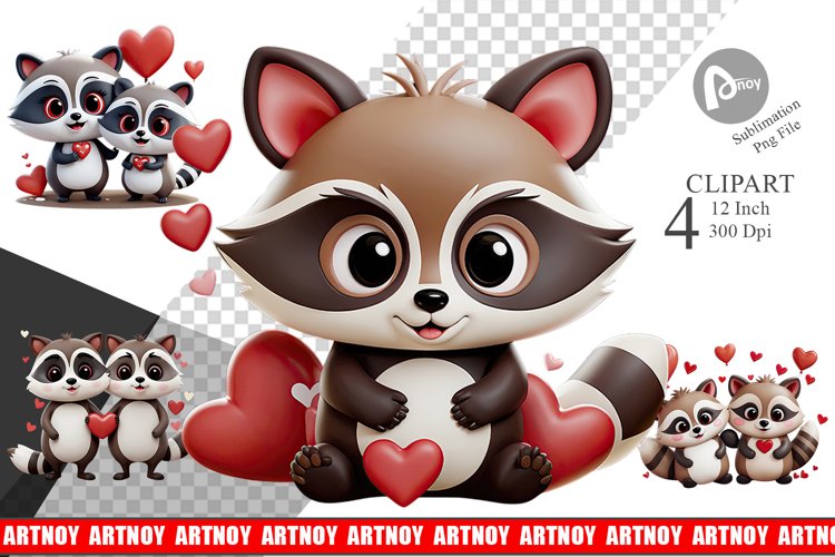 Raccoon Clipart Image 22