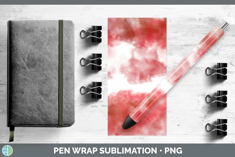 Valentine Red Pen Wrap Sublimation Pen Designs