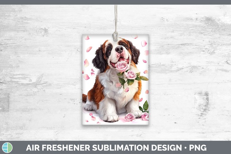 GorgeousValentine Rose Dogs Air Freshener design.