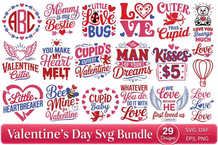 Valentines Day Designs Svg Bundle