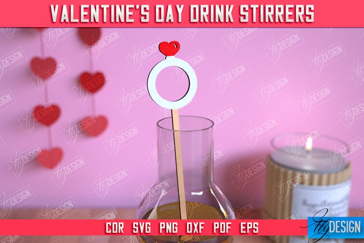 Valentines Drink Stirrer|Cocktail Stirrer|Valentines Signs