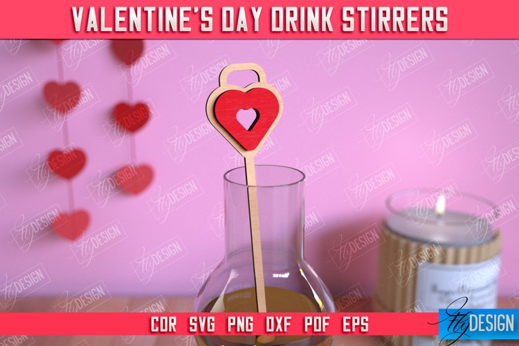 Valentines Drink Stirrer|Cocktail Stirrer|Valentines Signs