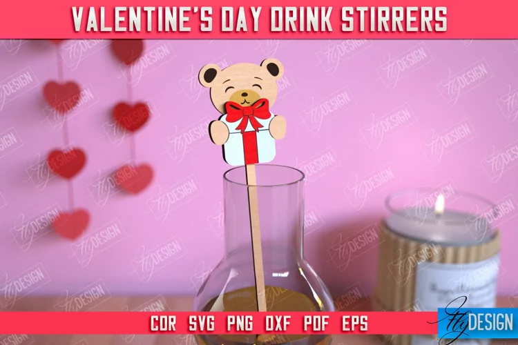 Valentine's Drink Stirrer|Cocktail Stirrer|Valentine's Signs