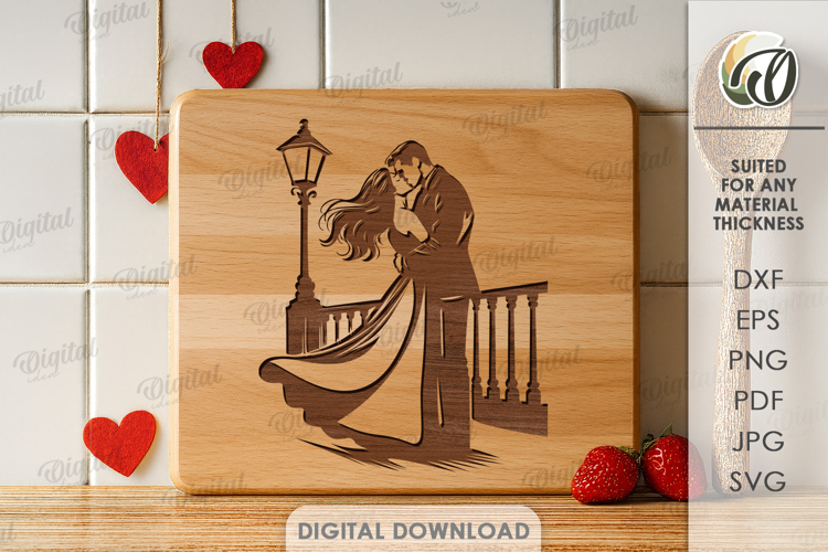 Valentines Day Engraving Laser Cut. Valentines SVG
