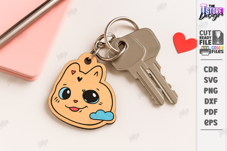 Valentines Day Keychain | Cute Keychain | Romantic Gift SVG